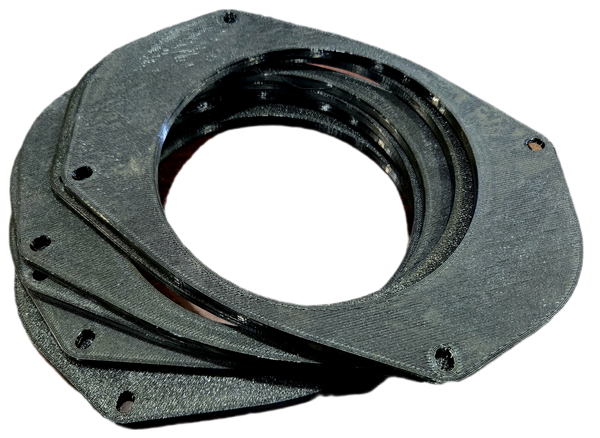 6x9 to 6.5 speaker adapter plate "pair"