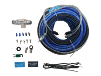 FULL TILT, Blue / Black, 4ga Amp wiring kit