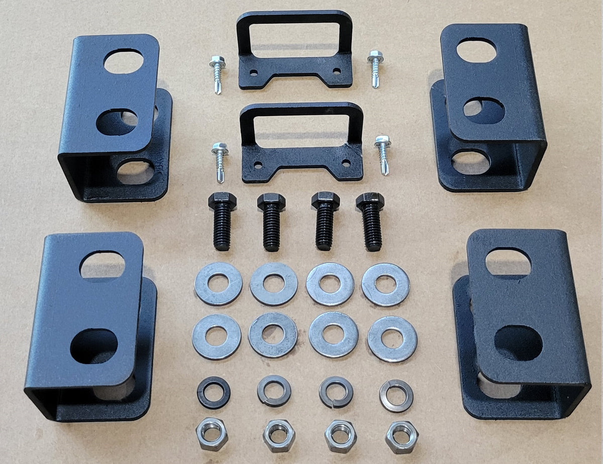 RAM QUADCREW CAB 2" STEEL SEAT LIFT KIT FOR BENCH SEAT FOX ACOUSTICS