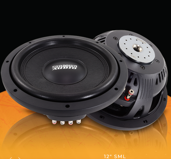 SUNDOWN 12" SML 500W SHALLOW SUBWOOFER D4