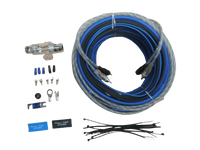 FULL TILT, Blue / Black, 8ga Amp wiring kit